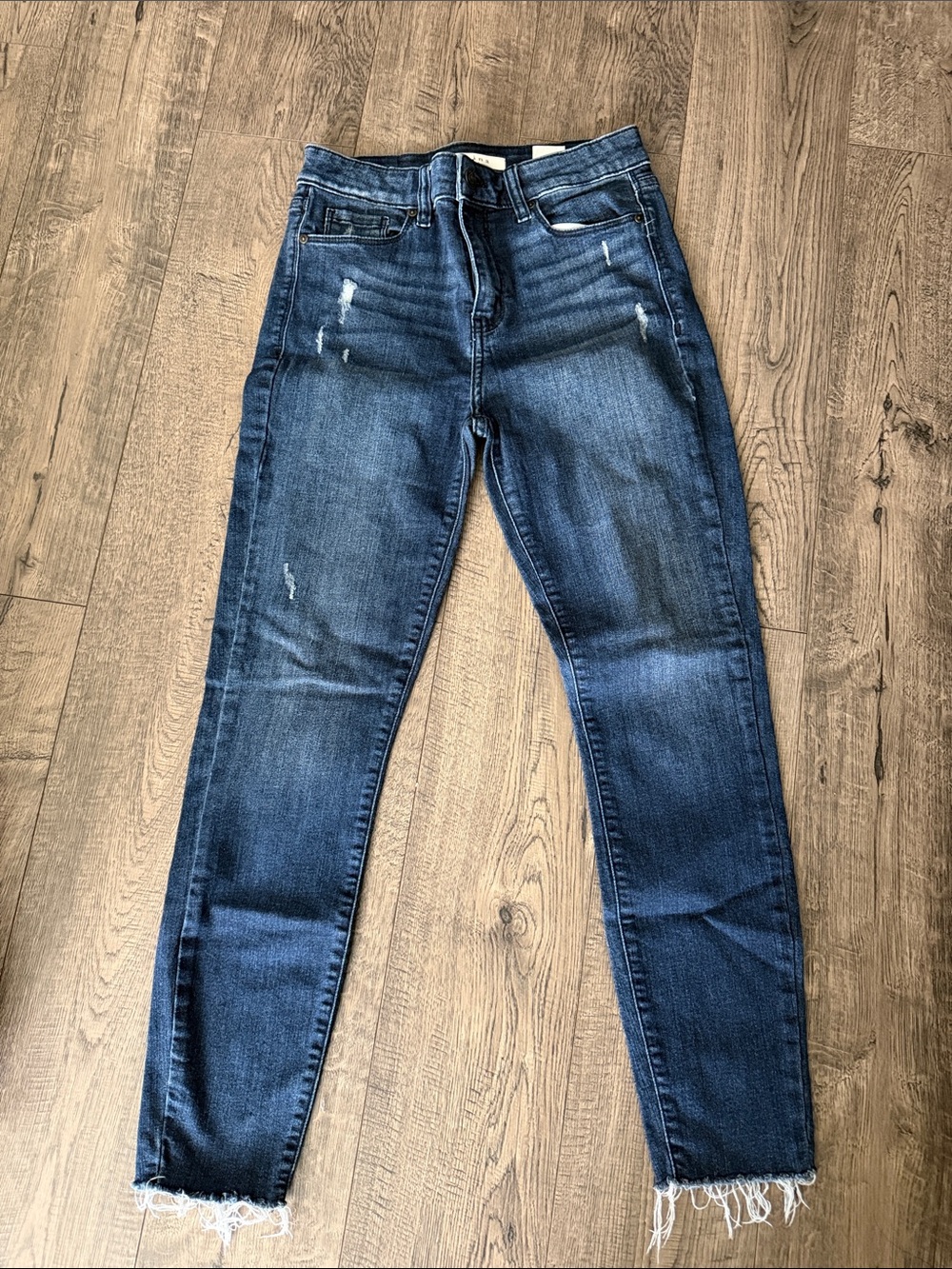 Eunina Dark Blue Skinny Jeans